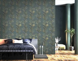 ORN25 FOGLIE | Tappezzeria murale ramage foglie